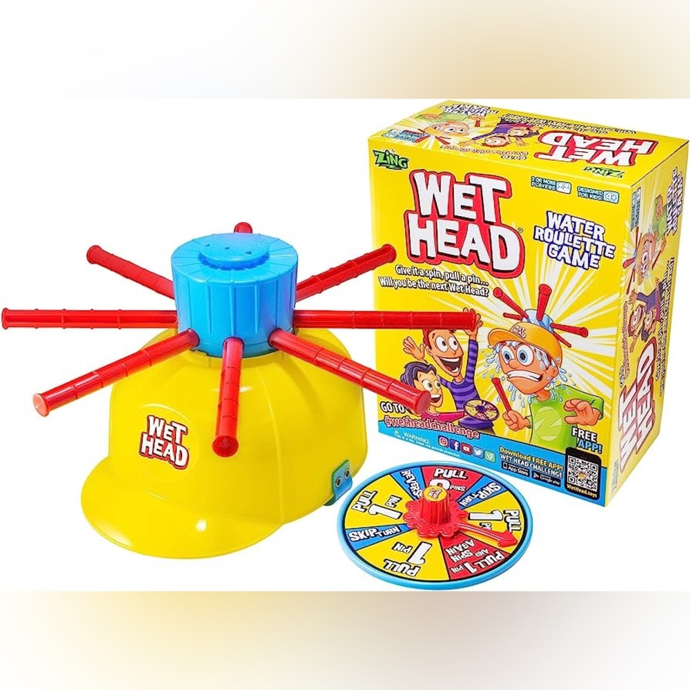 Wet Head Game; Great for indoor / outdoor play with friends and family, Great